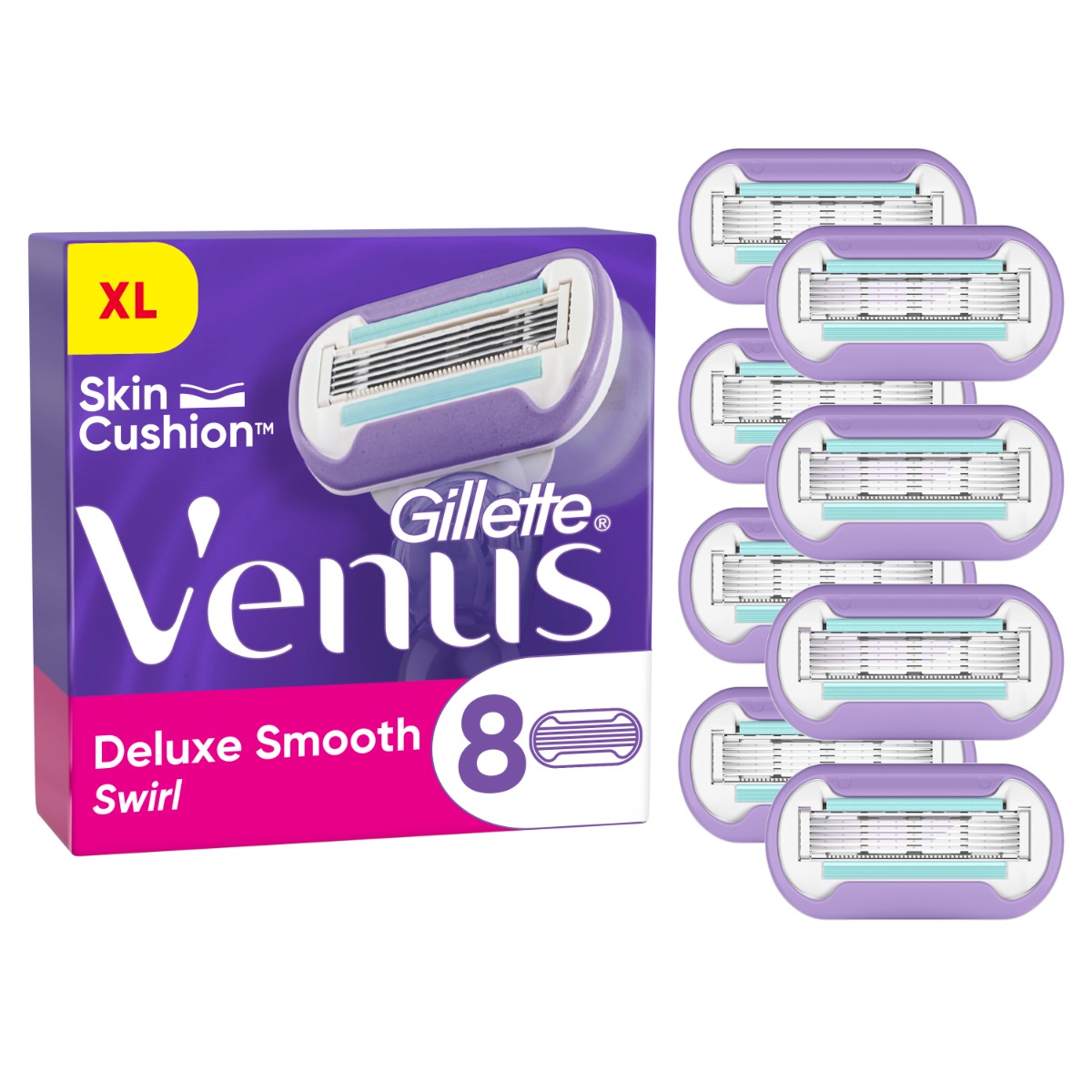 Gillette Venus Swirl Extra Smooth náhradní hlavice 8 ks Gillette