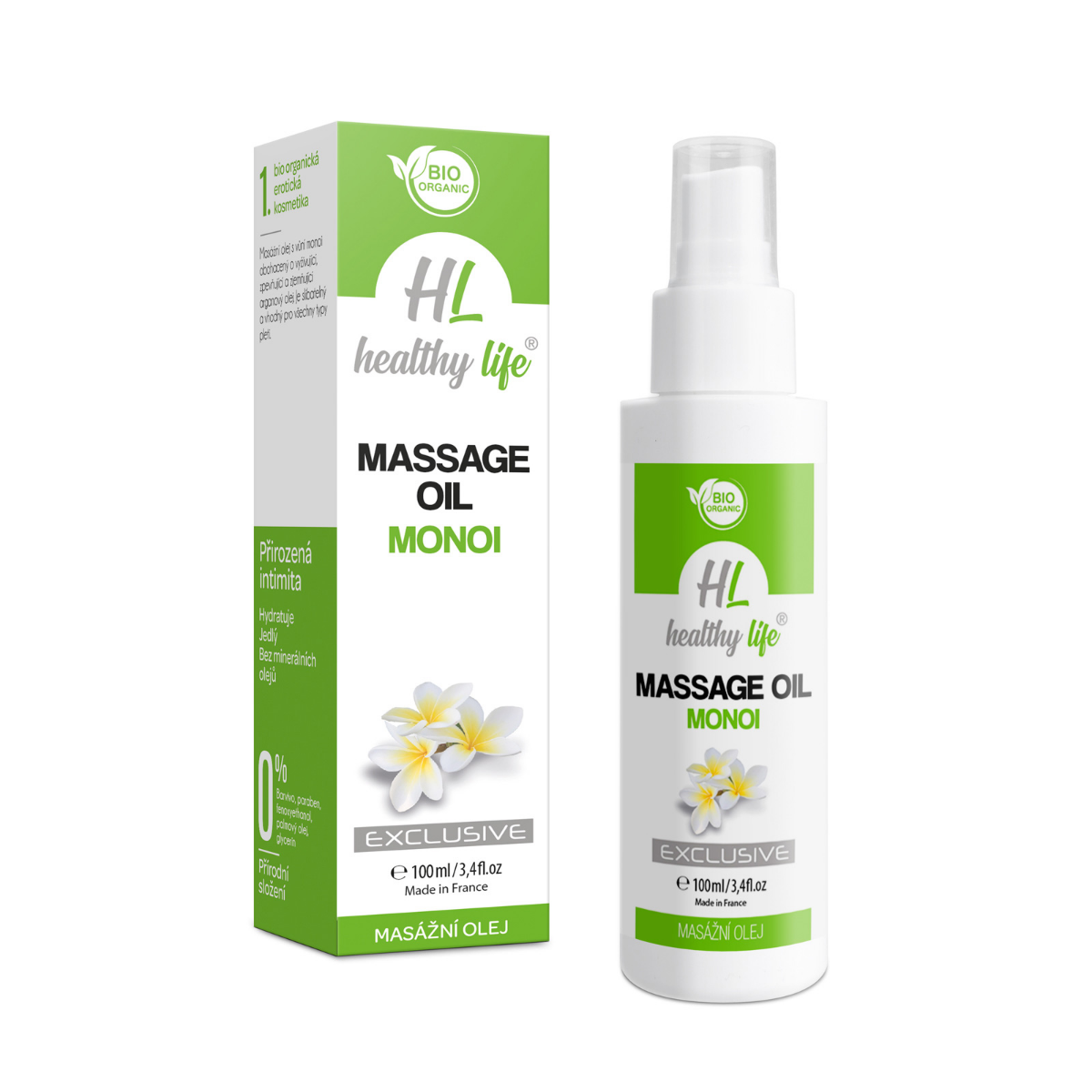 Healthy life Masážní olej Manoi 100 ml Healthy life