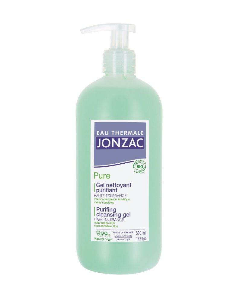 JONZAC Pure Čisticí gel na aknózní pleť BIO 500 ml JONZAC