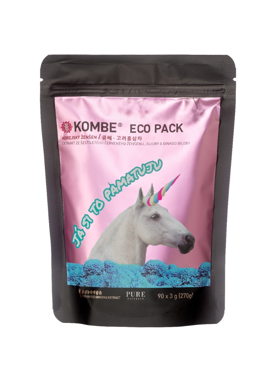 Kombe Korejský ženšen "já si to pamatuju" ECO pack 90x3 g Kombe