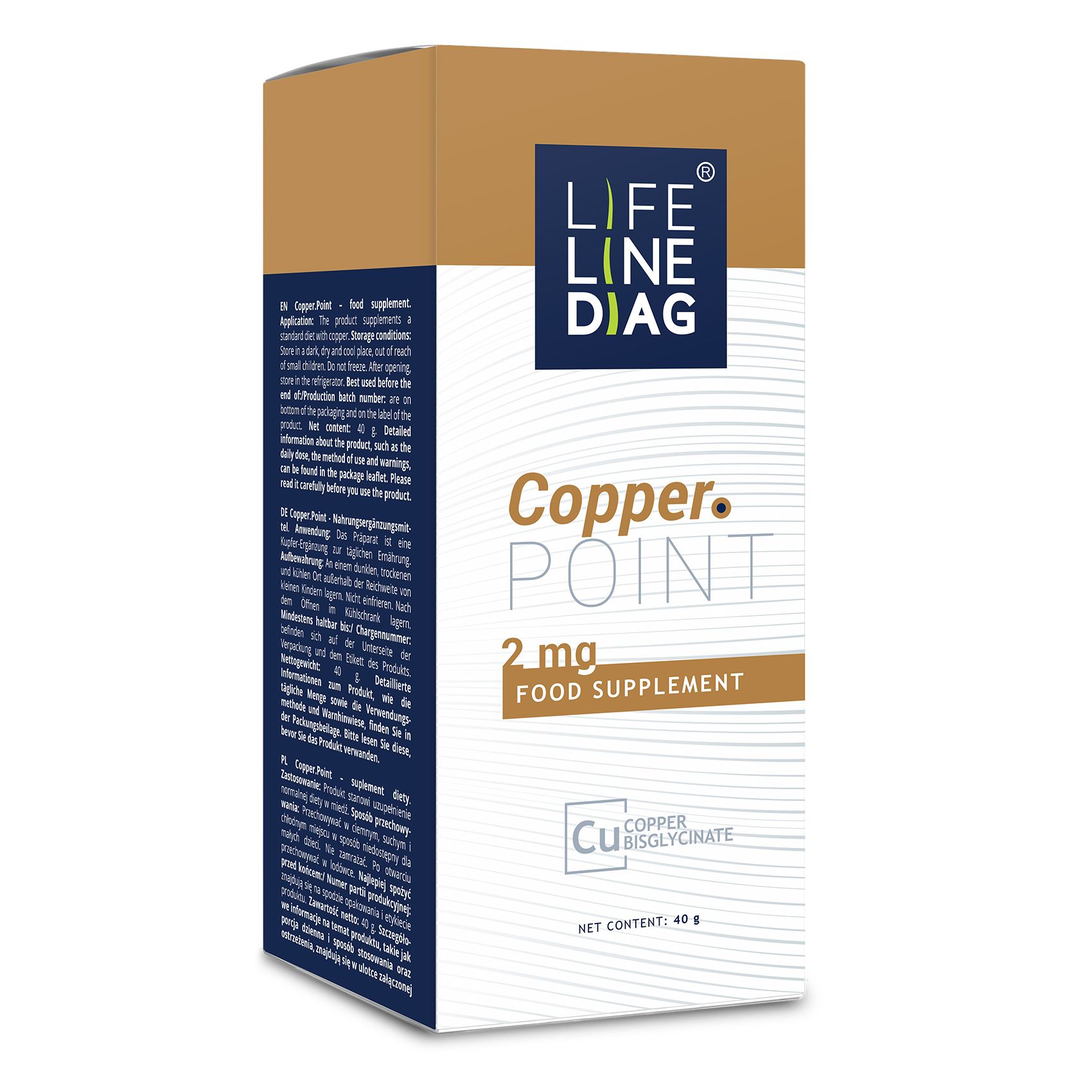 Lifeline Diag Copper Point 40 g Lifeline Diag