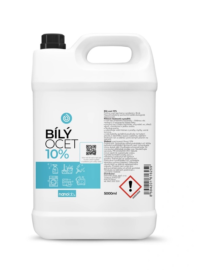 Nanolab Bílý ocet 10% 5000 ml Nanolab