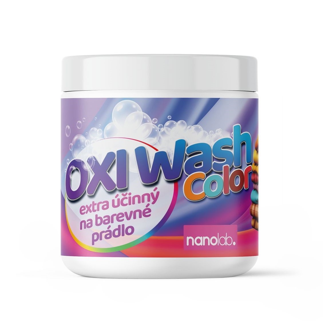 Nanolab OXI Wash Extra účinný na barevné prádlo 500 g Nanolab