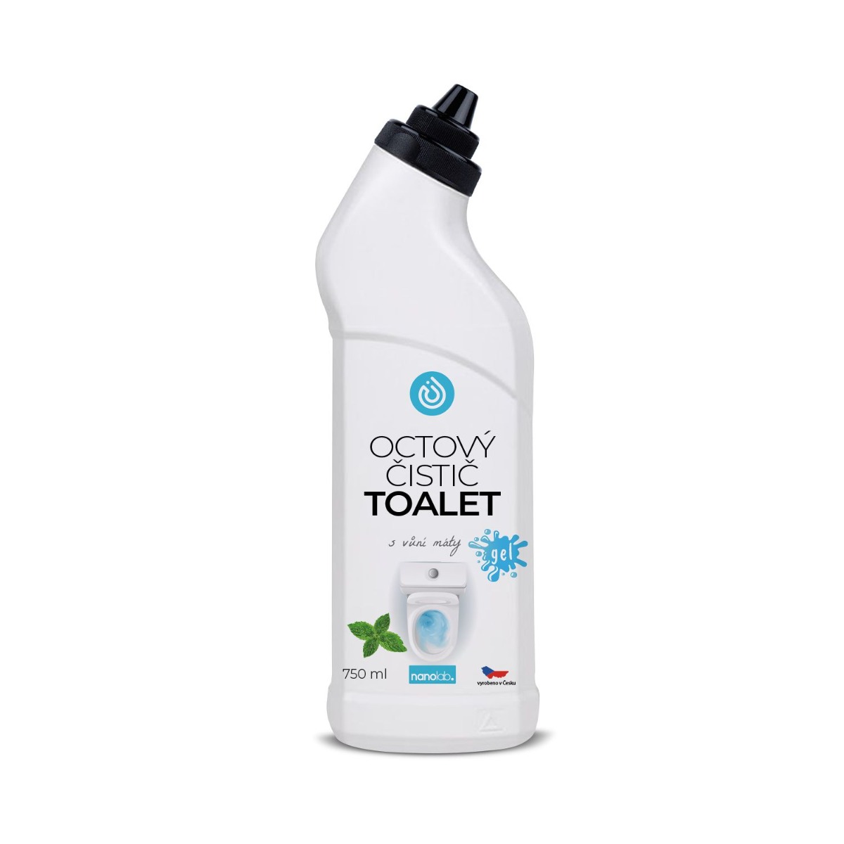 Nanolab Octový čistič toalet s vůní máty 750 ml Nanolab