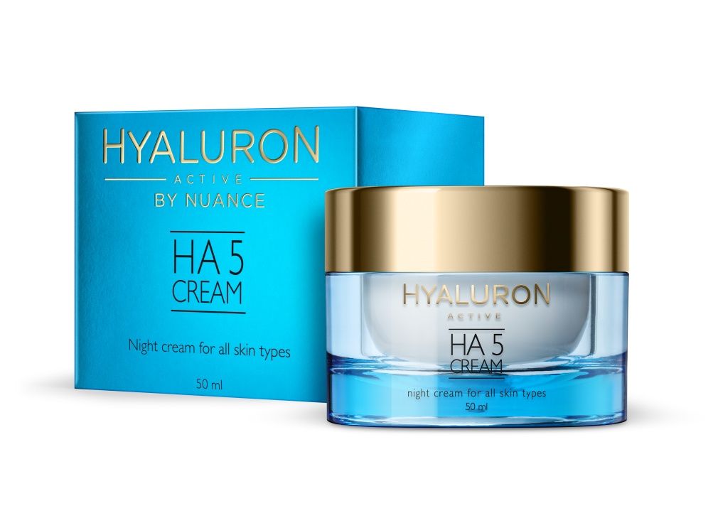 Nuance Hyaluron Active HA 5 noční krém pro všechny typy pleti 50 ml Nuance