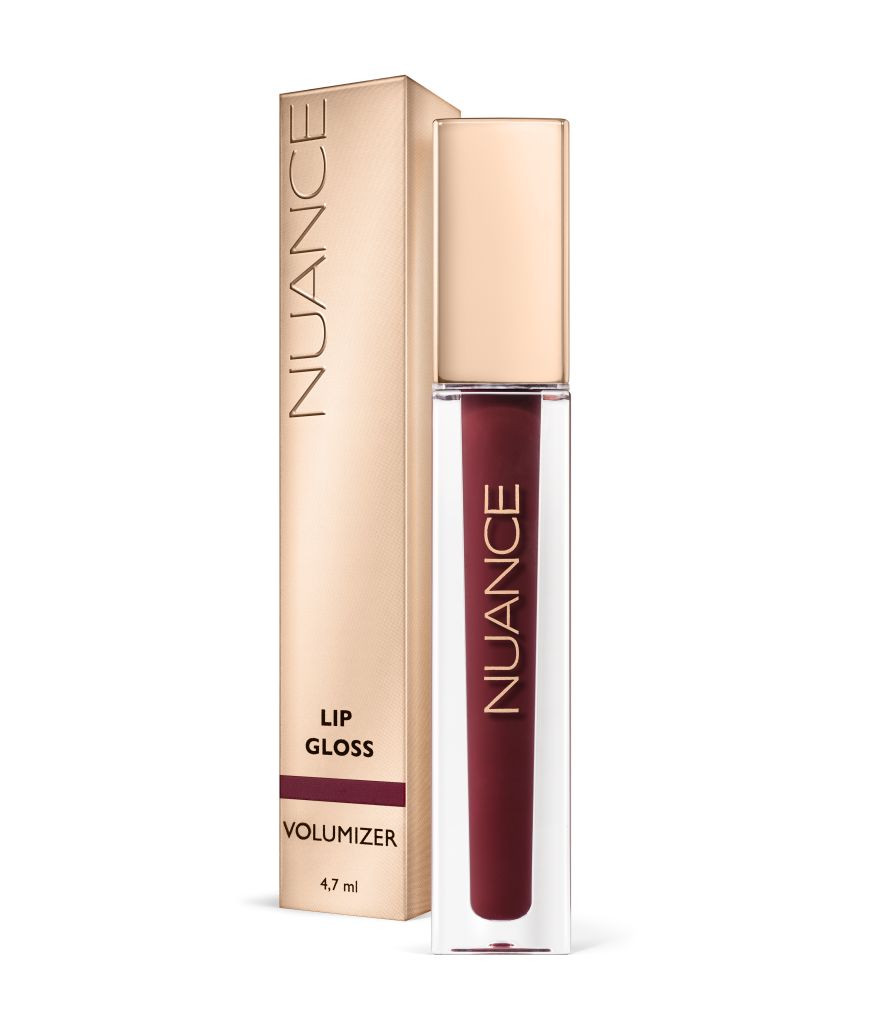 Nuance Lip Gloss Volumizer 05 Mysterious Berry lesk na rty 4