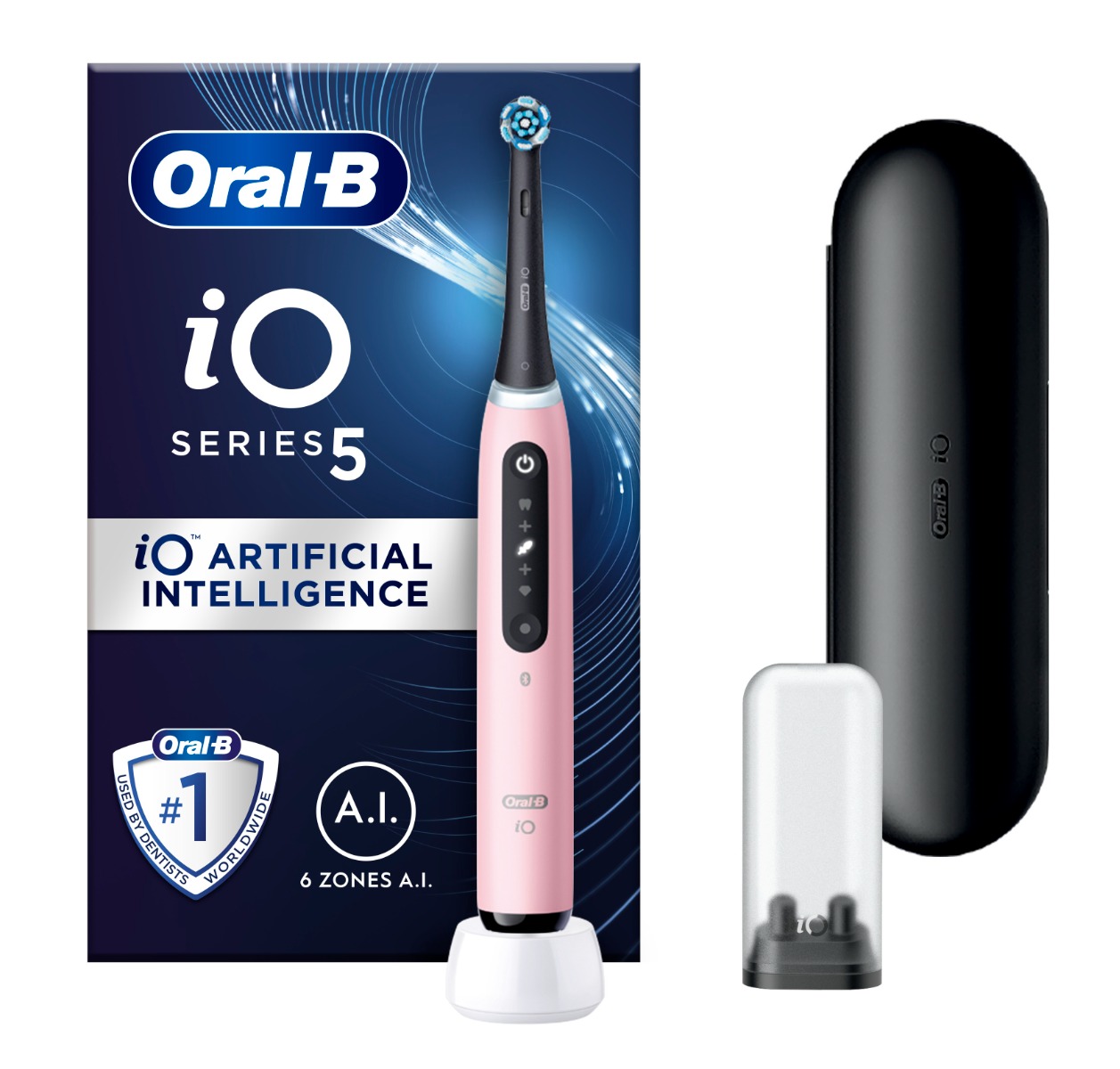 Oral-B iO Series 5 Pink elektrický zubní kartáček Oral-B