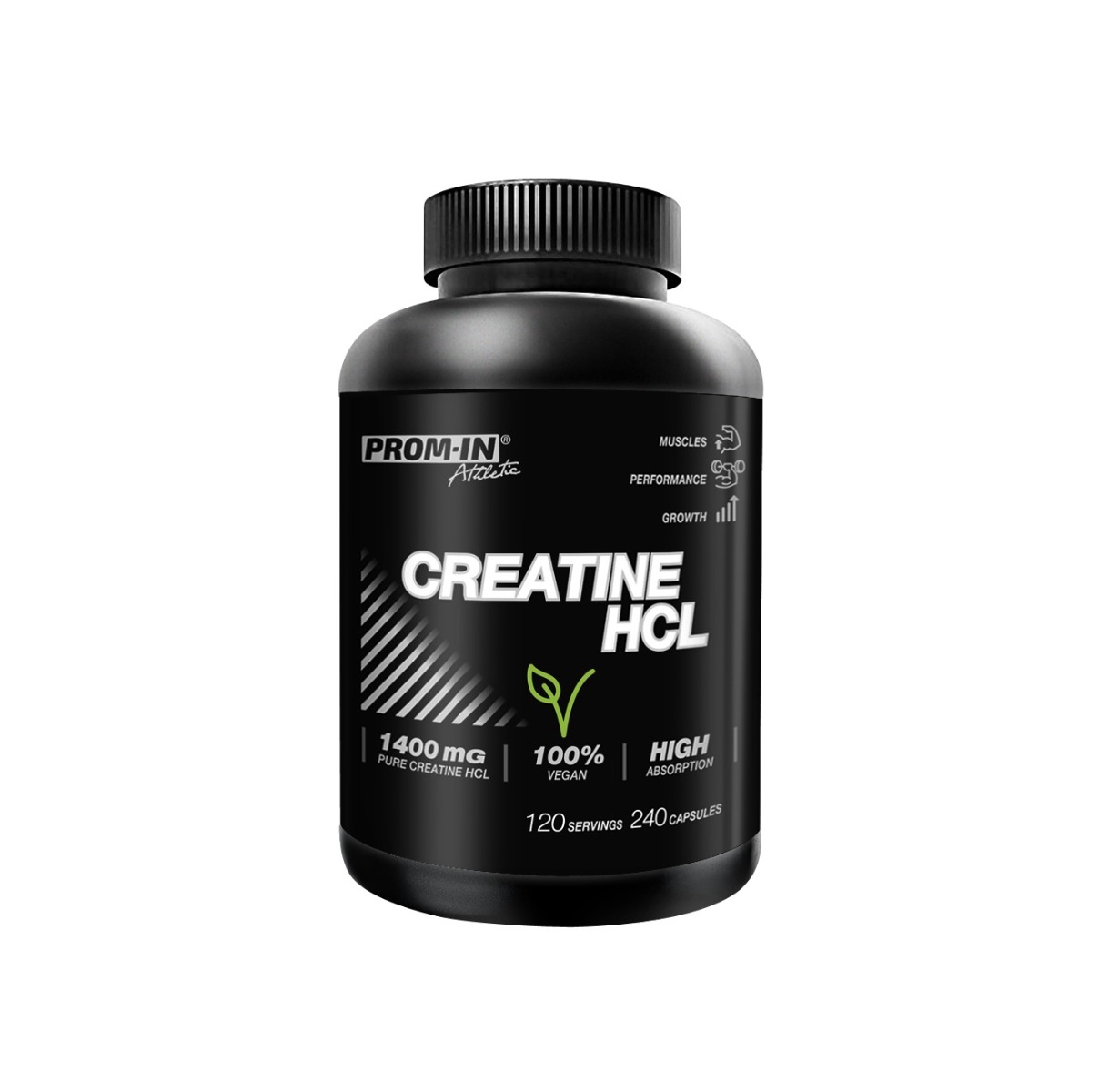 Prom-IN Creatine Athletic HCL Vegan 1400 mg 240 kapslí Prom-IN