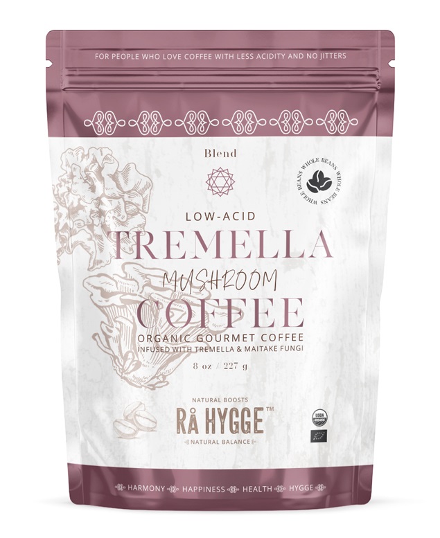 Ra Hygge BIO Peru Arabica Beauty Tremella & Maitake zrnková káva 227 g Ra Hygge