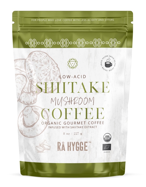 Ra Hygge BIO Peru Arabica Shiitake mletá káva 227 g Ra Hygge