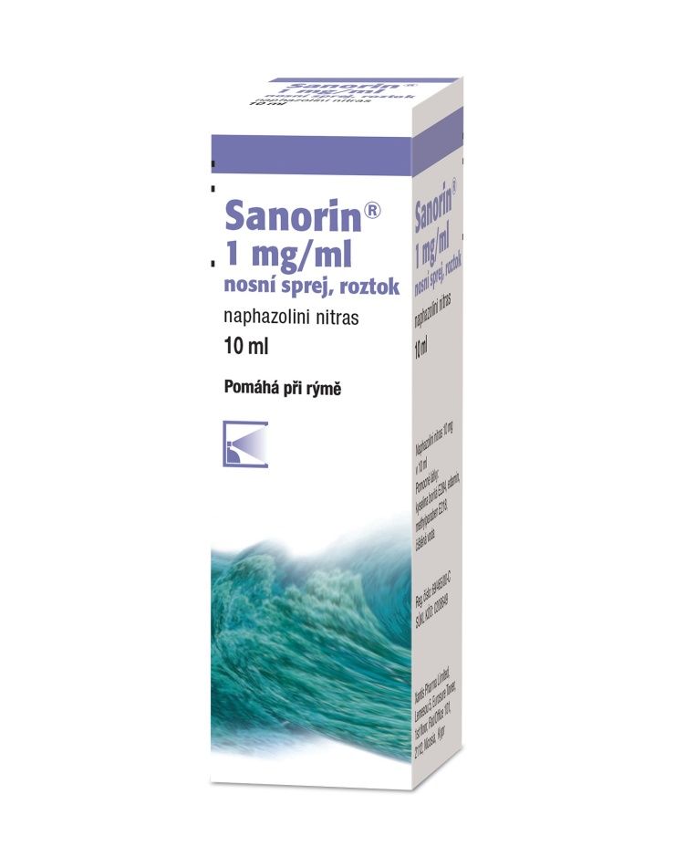 Sanorin 1 mg/ml nosní sprej