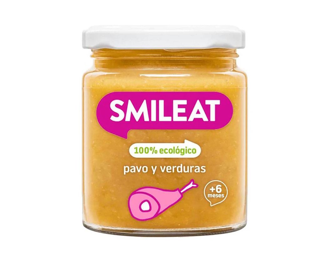 Smileat BIO příkrm krůta se zeleninou s extra panenským olivovým olejem 6M+ 230 g Smileat