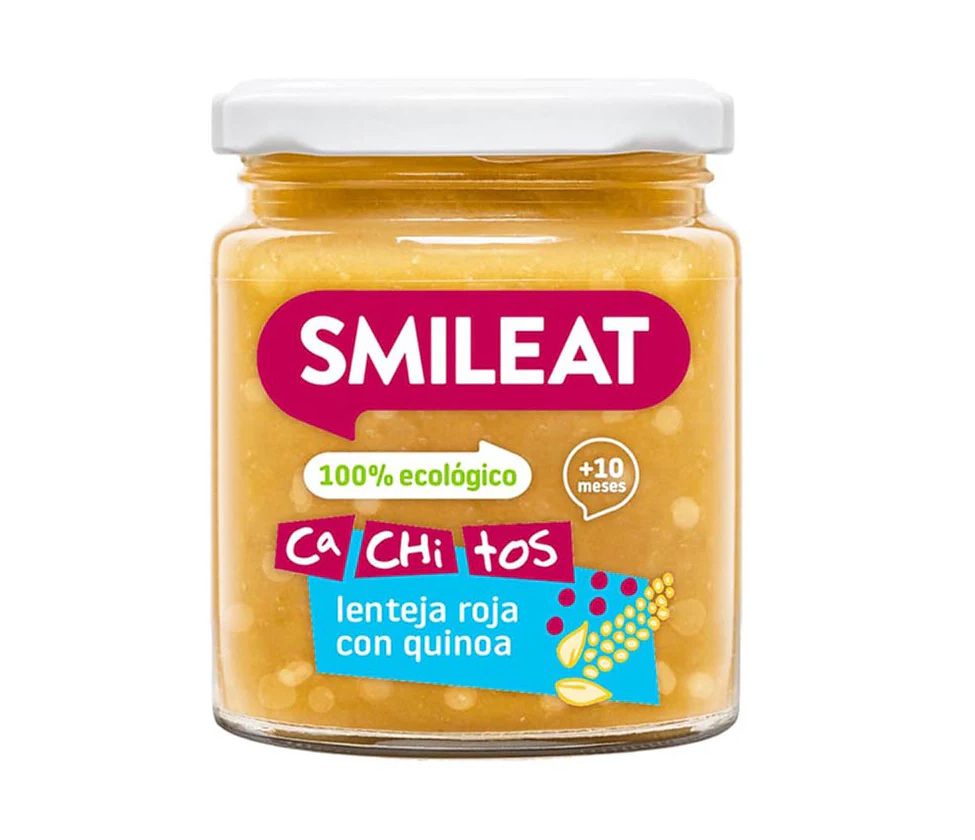 Smileat BIO příkrm quinoa s červenou čočkou a zeleninou 10M+ 230 g Smileat