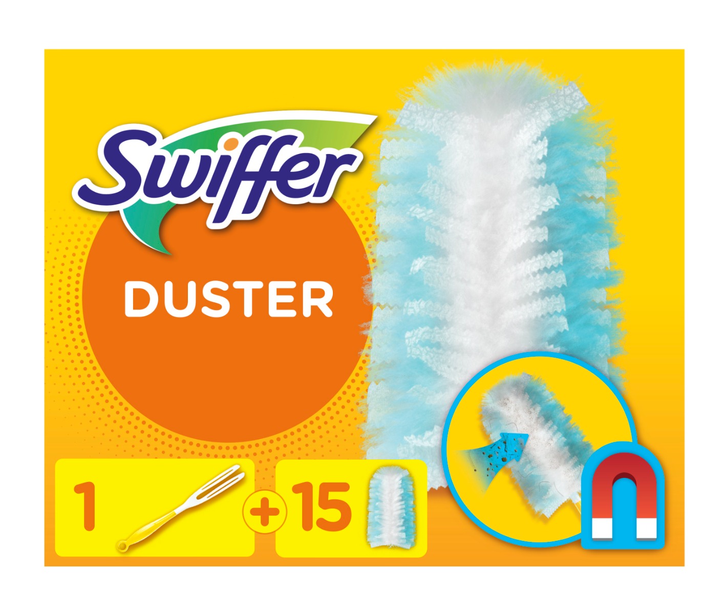 Swiffer Sada 1 násada a 15 prachovek Swiffer