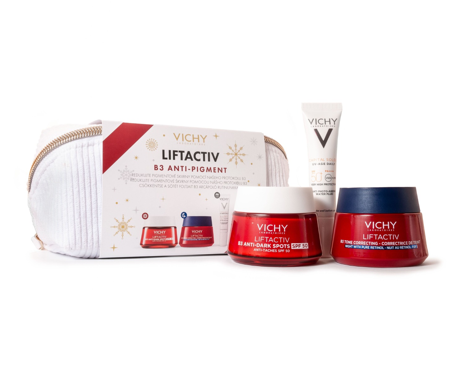 Vichy Liftactiv B3 Anti-pigment vánoční balíček 2024 Vichy