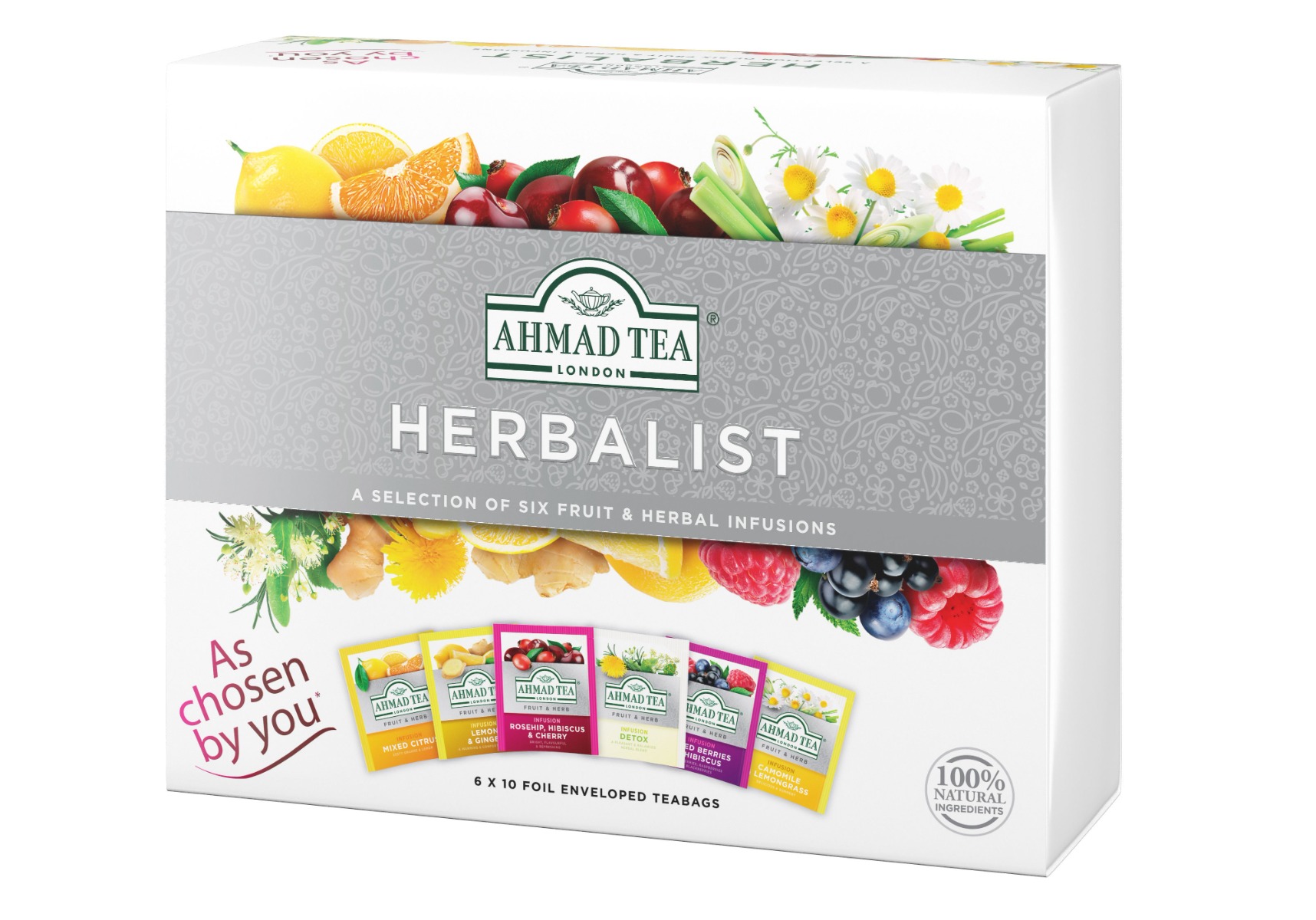 Ahmad Tea Herbalist Selection porcovaný čaj 60x2 g Ahmad Tea