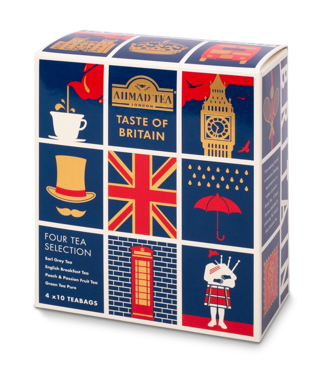 Ahmad Tea Taste of Britain porcovaný čaj 40x2 g Ahmad Tea