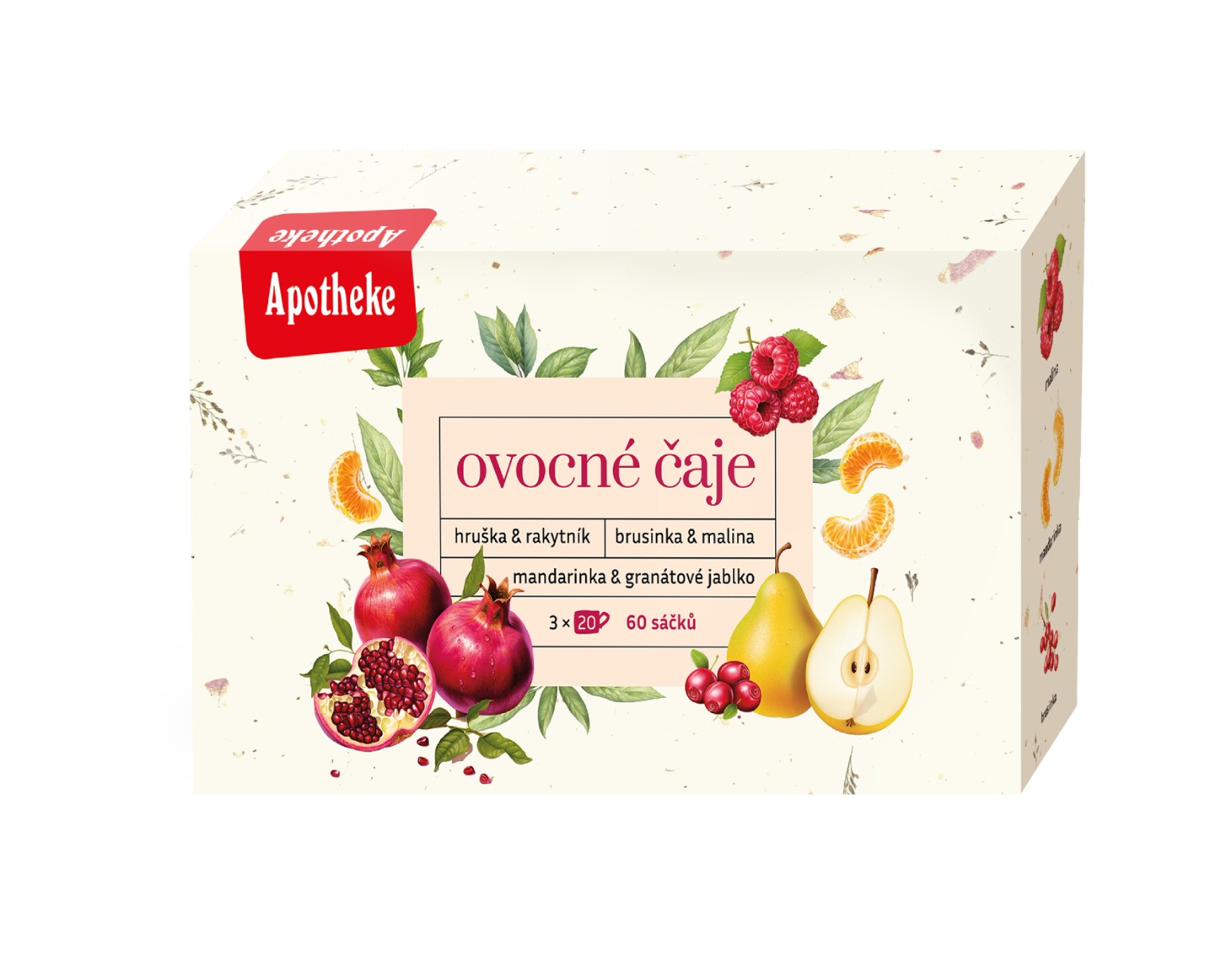 Apotheke Ovocné čaje Mix 60 sáčků Apotheke