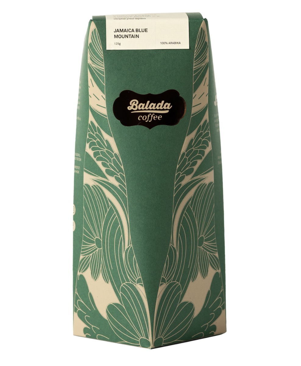 Balada Coffee Jamaica Blue 100% Arabica zrnková káva 125 g Balada Coffee