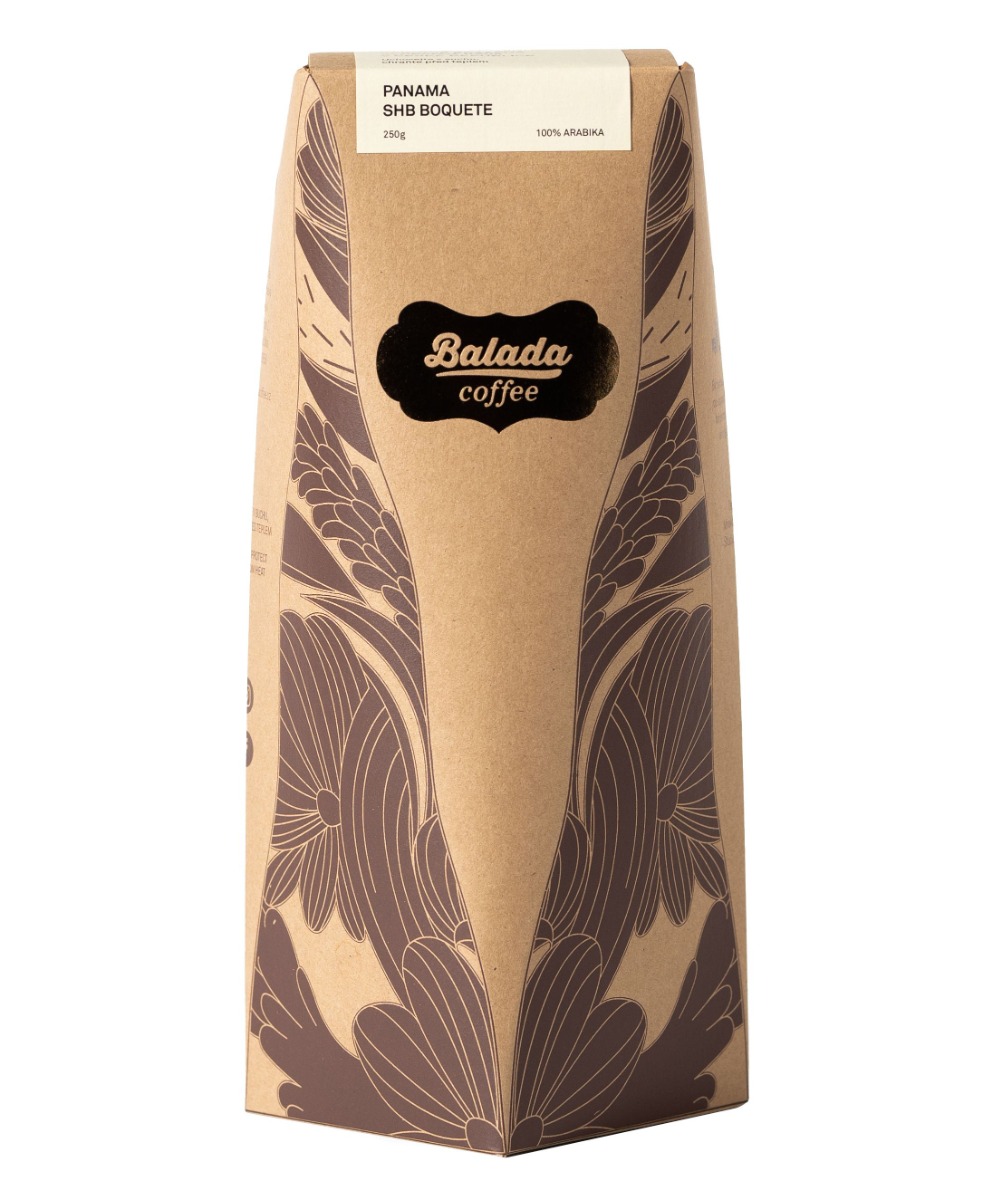 Balada Coffee Panama 100% Arabica zrnková káva 250 g Balada Coffee