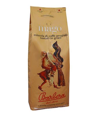 Barbera Mago 70% Arabica 30% Robusta zrnková káva 1000 g Barbera