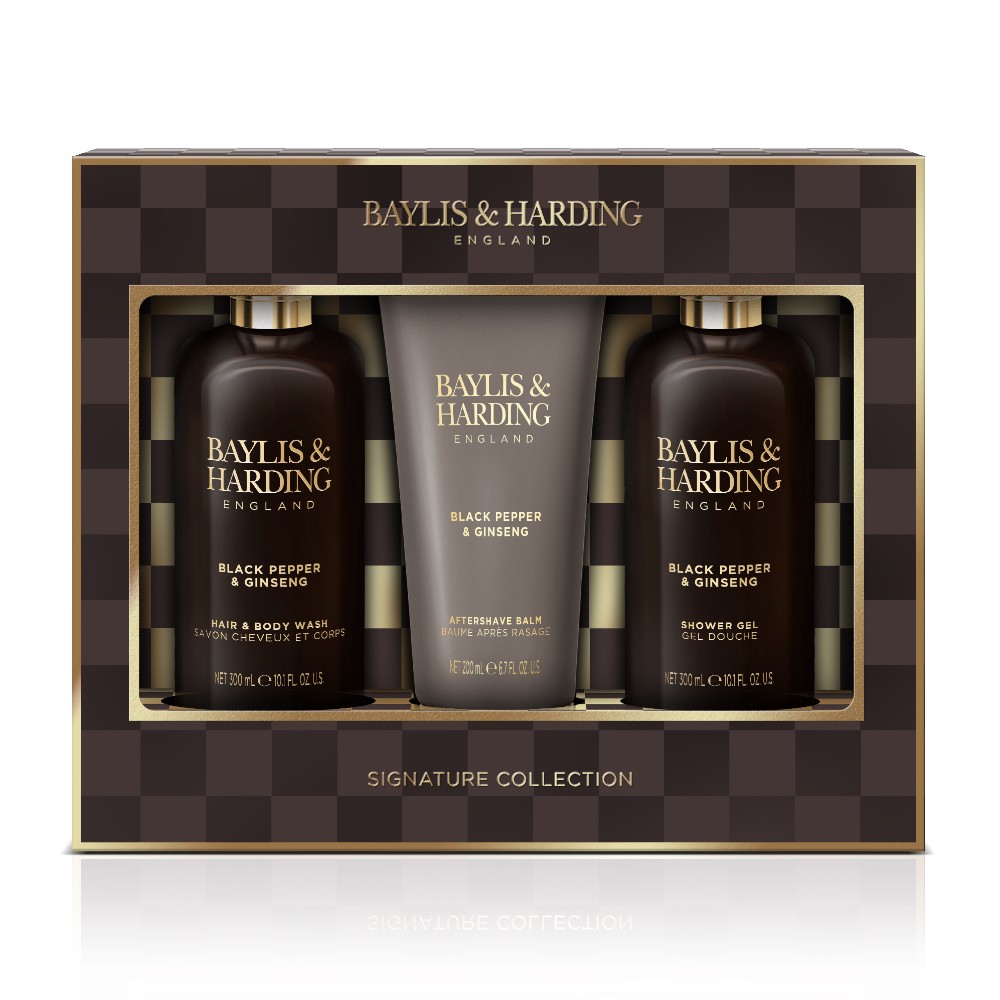 Baylis & Harding Pánská sada péče o tělo Černý pepř & Ženšen 3 ks Baylis & Harding