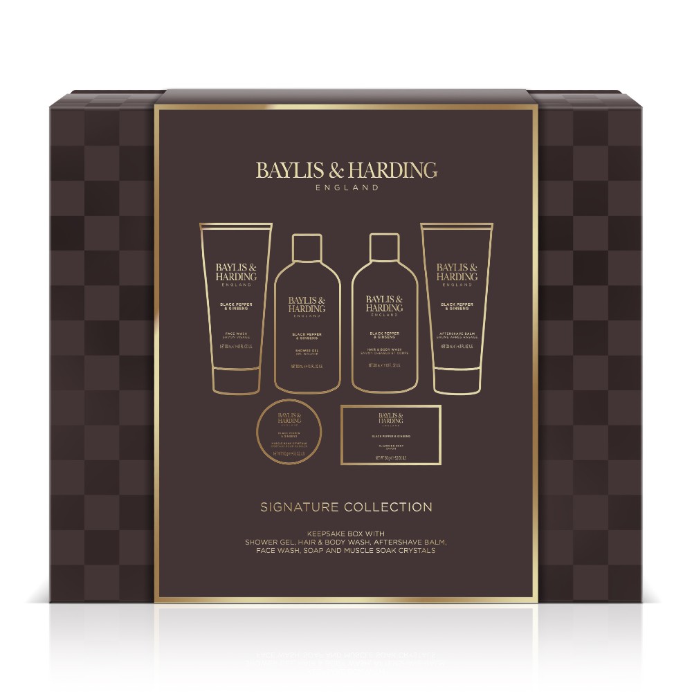 Baylis & Harding Pánská sada péče o tělo Černý pepř & Ženšen 6 ks Baylis & Harding