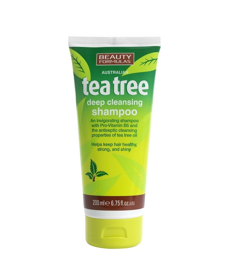 Beauty Formulas Tea Tree Čisticí šampon na vlasy 200 ml Beauty Formulas