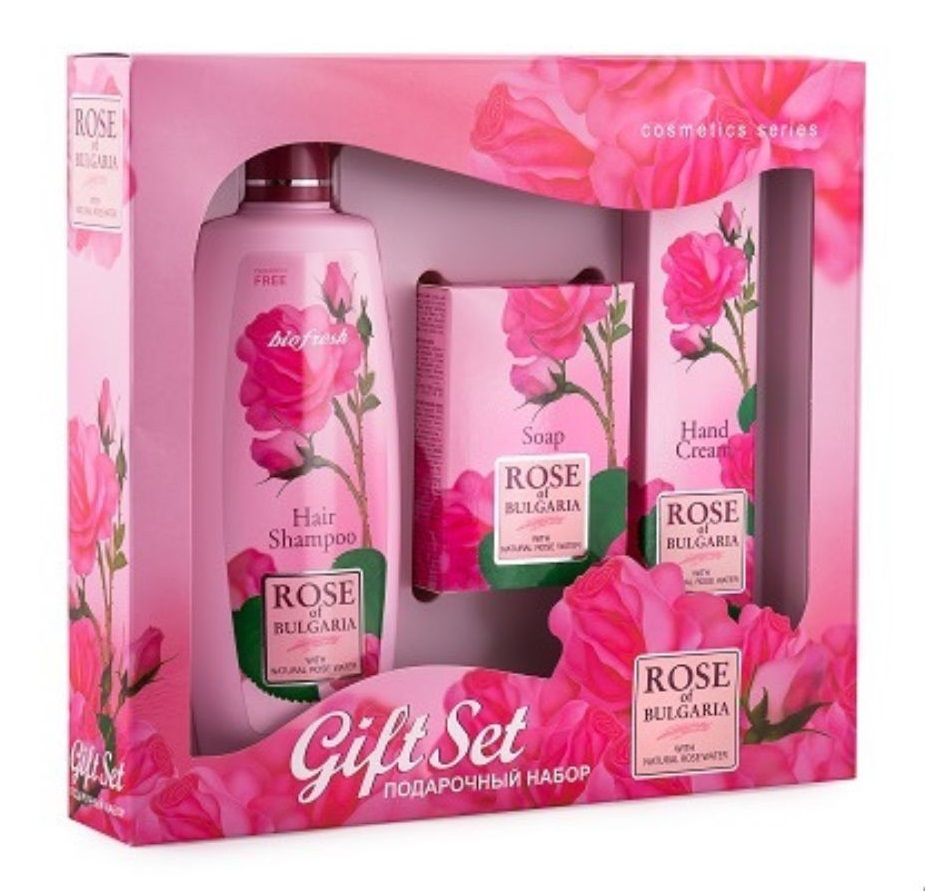 Biofresh Rose of Bulgaria dárkový set pro ženy 3 ks Biofresh