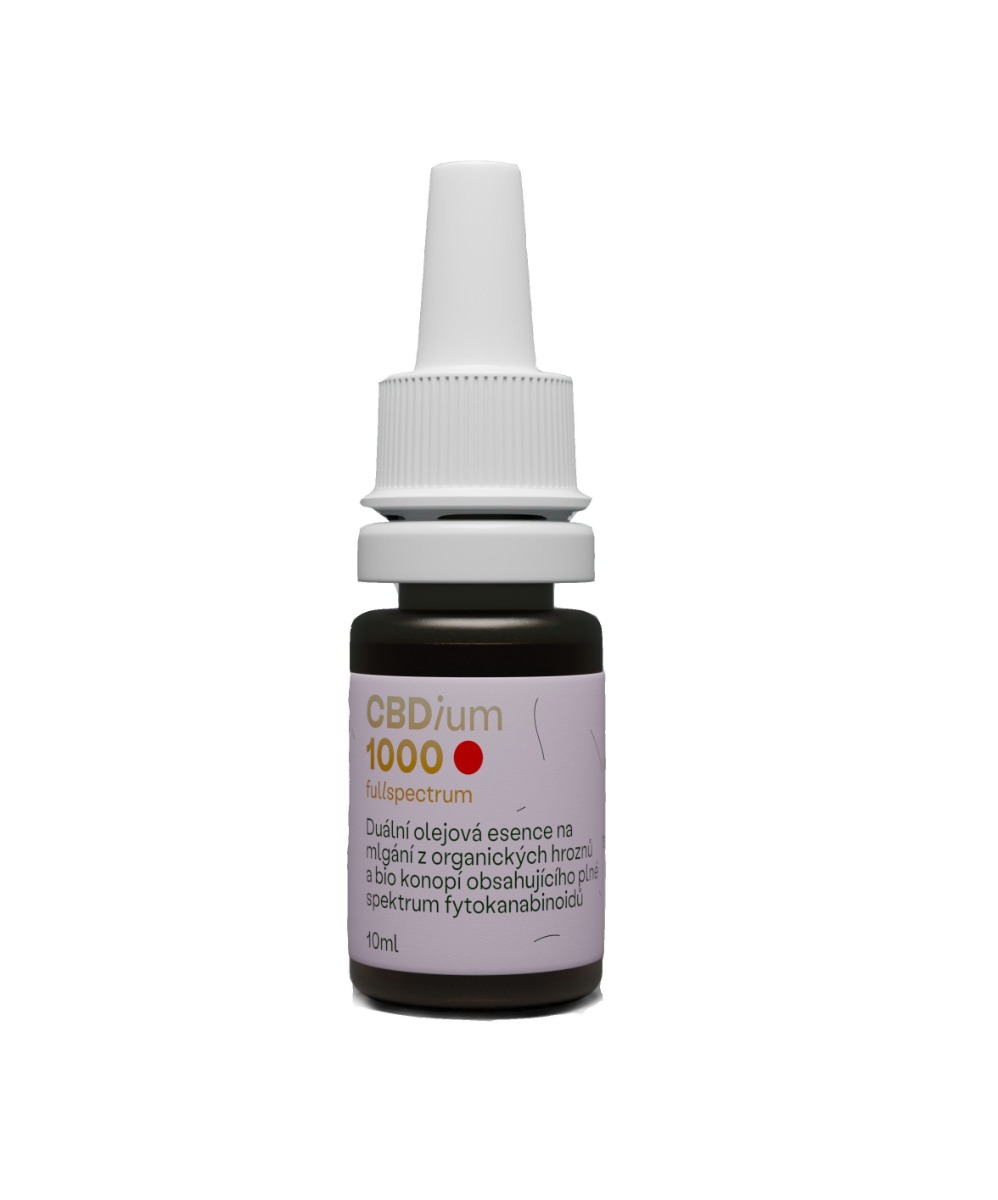 CBDium 1000 grape fullspectrum 10 ml CBDium