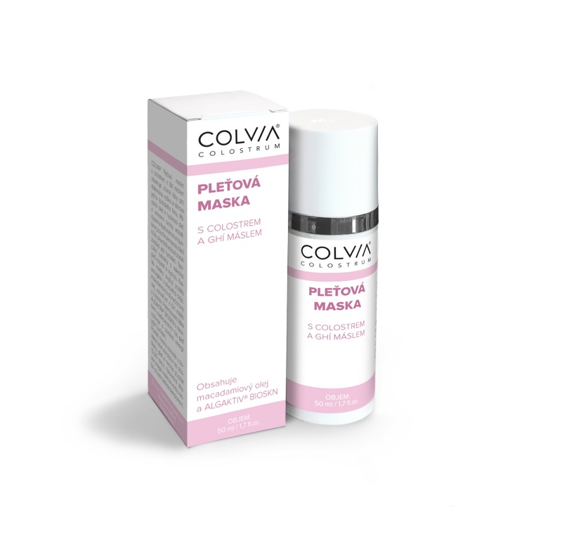 COLVIA Pleťová maska s colostrem a ghí máslem 50 ml COLVIA