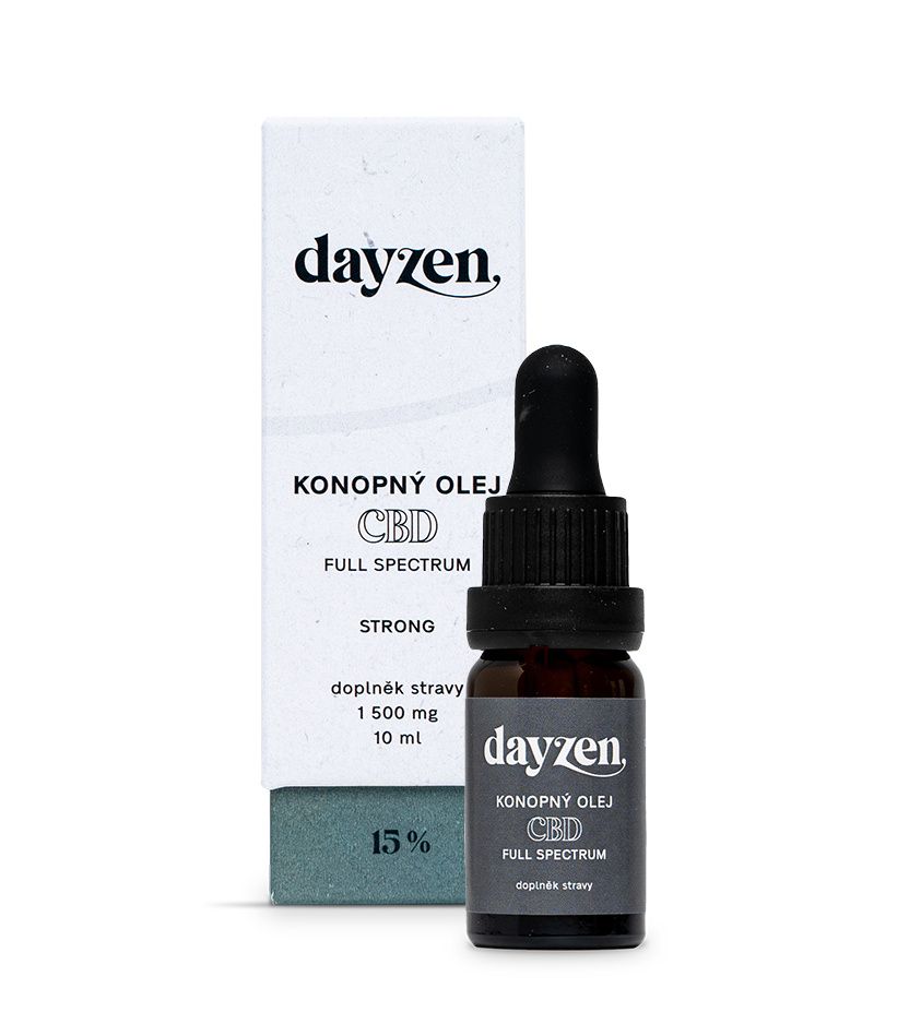 Dayzen Full Spectrum CBD konopný olej 15% 10 ml Dayzen