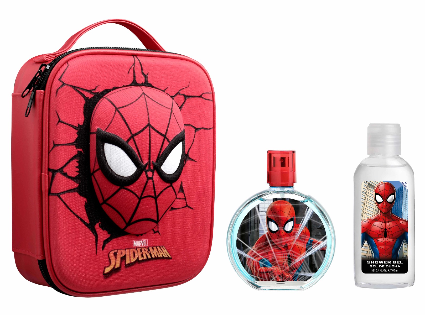 Disney Spiderman 3D Toaletní voda a sprchový gel dárková sada s batohem 100+100 ml Disney