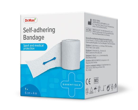 Dr. Max Self-adhering Bandage 6 cm x 4 m 1 ks Dr. Max