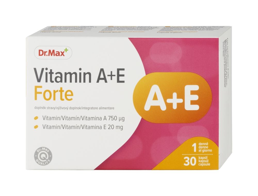 Dr. Max Vitamin A + E Forte 30 kapslí Dr. Max