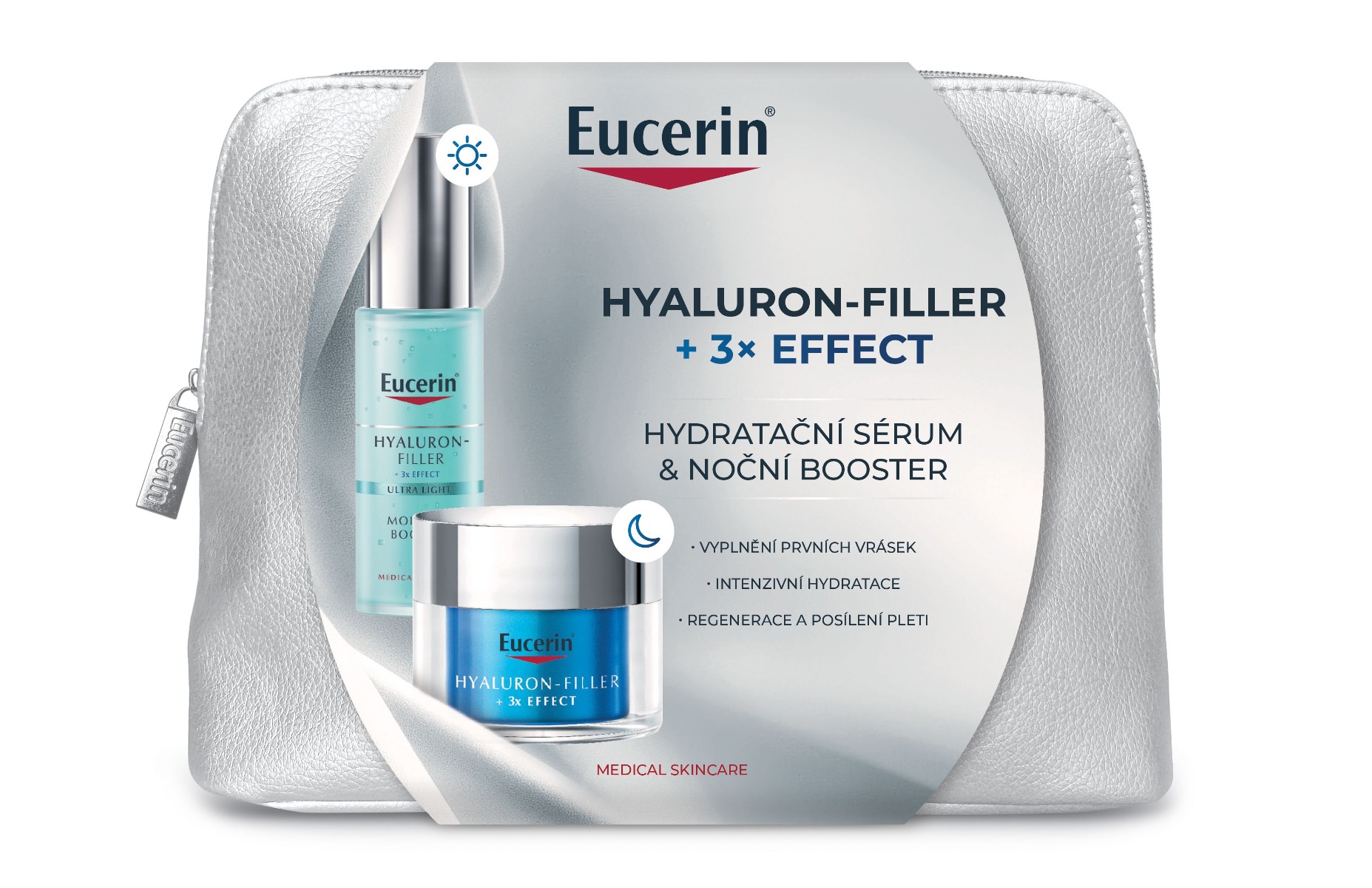 Eucerin Hyaluron-Filler + 3x Effect Booster vánoční kazeta 2 ks Eucerin