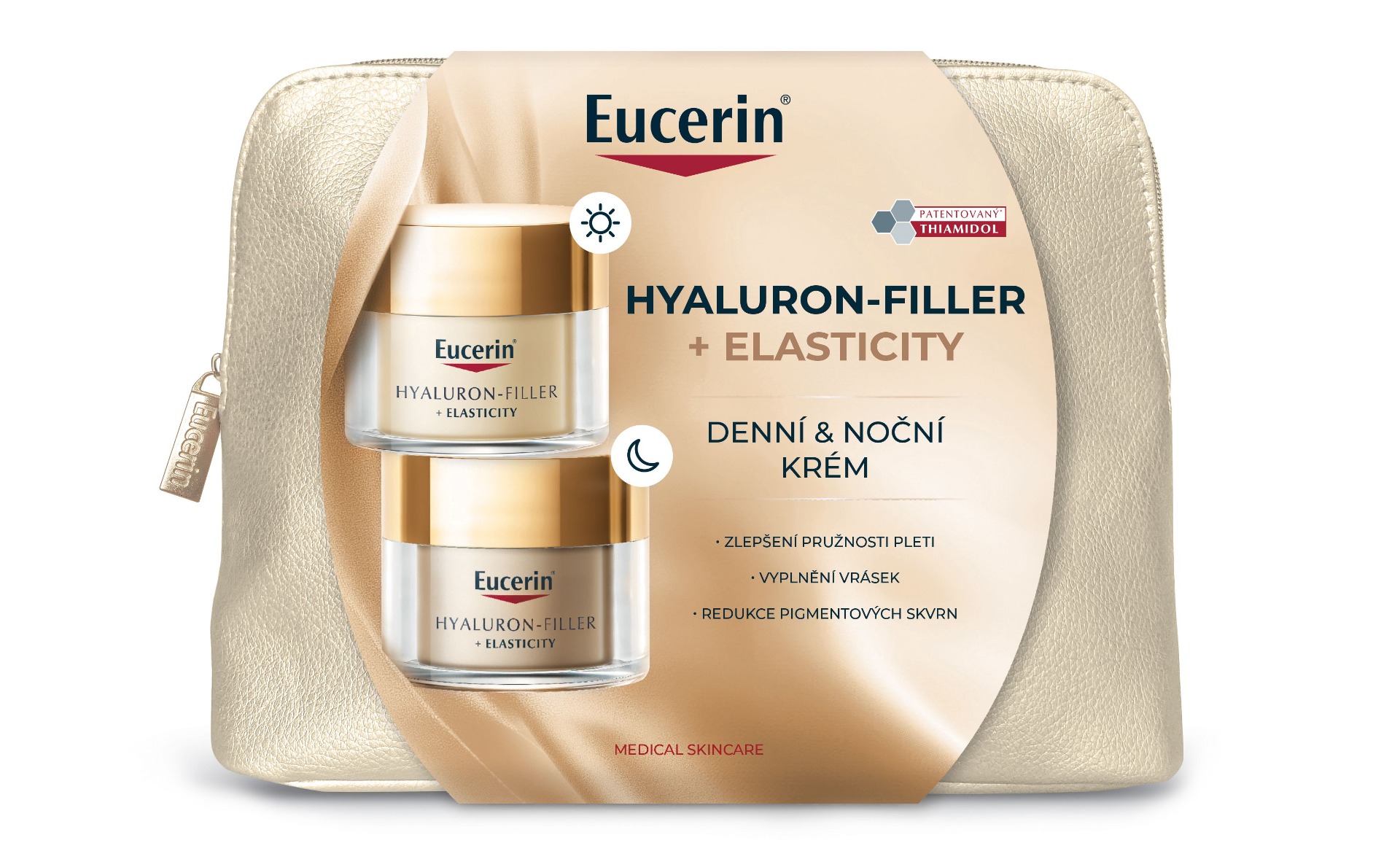 Eucerin Hyaluron-Filler + Elasticity vánoční kazeta 2 ks Eucerin