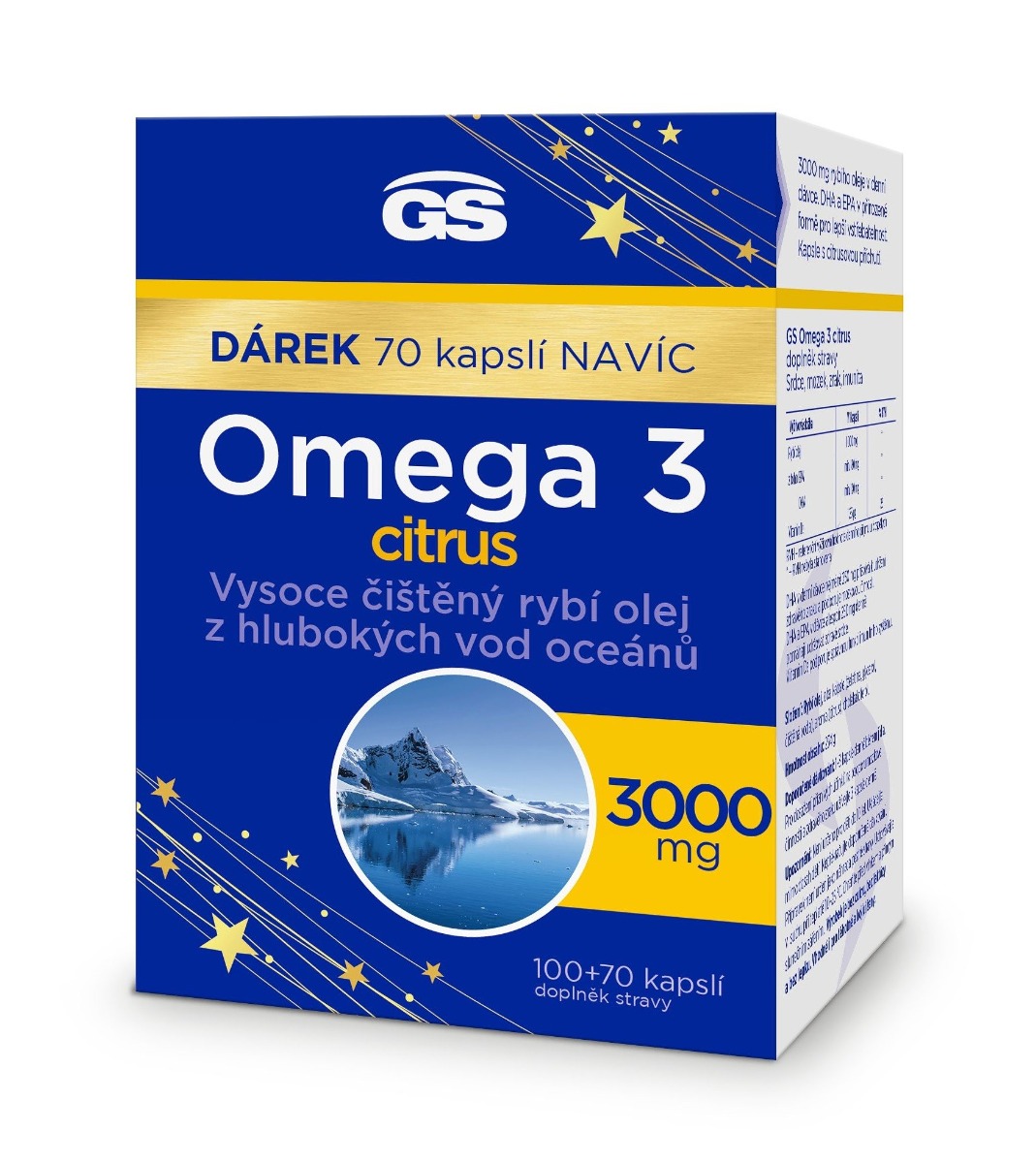 GS Omega 3 citrus 100+70 kapslí GS