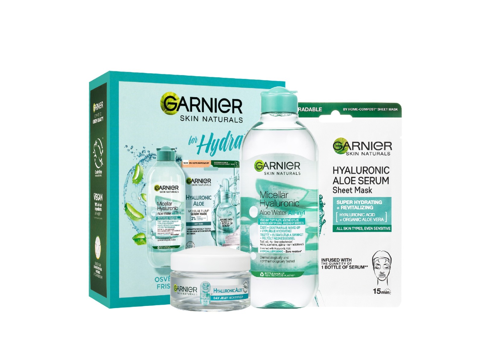 Garnier Skin Naturals Hyaluronic Aloe dárkové balení Garnier