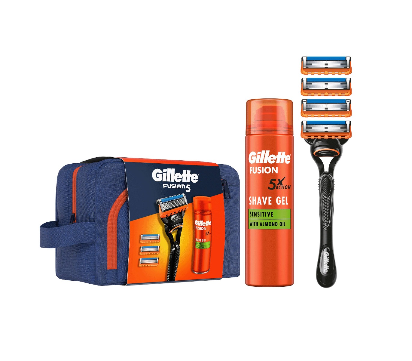 Gillette Fusion5 dárková sada v tašce Gillette