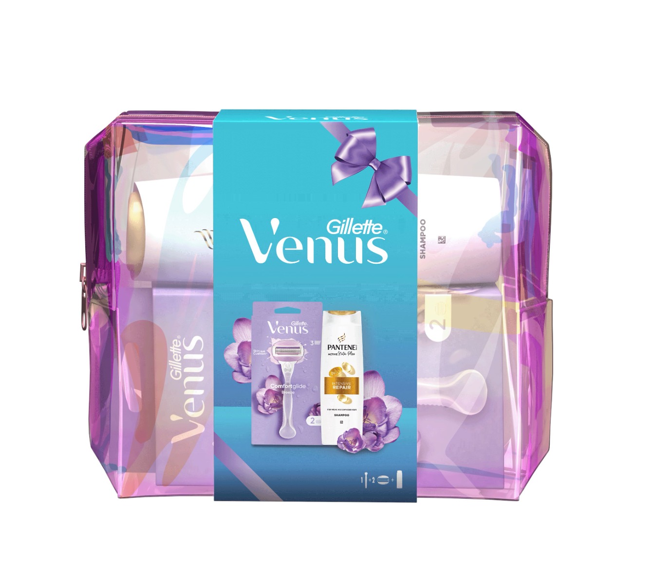 Gillette Venus Comfortglide + Pantene Repair&Protect dárková sada Gillette