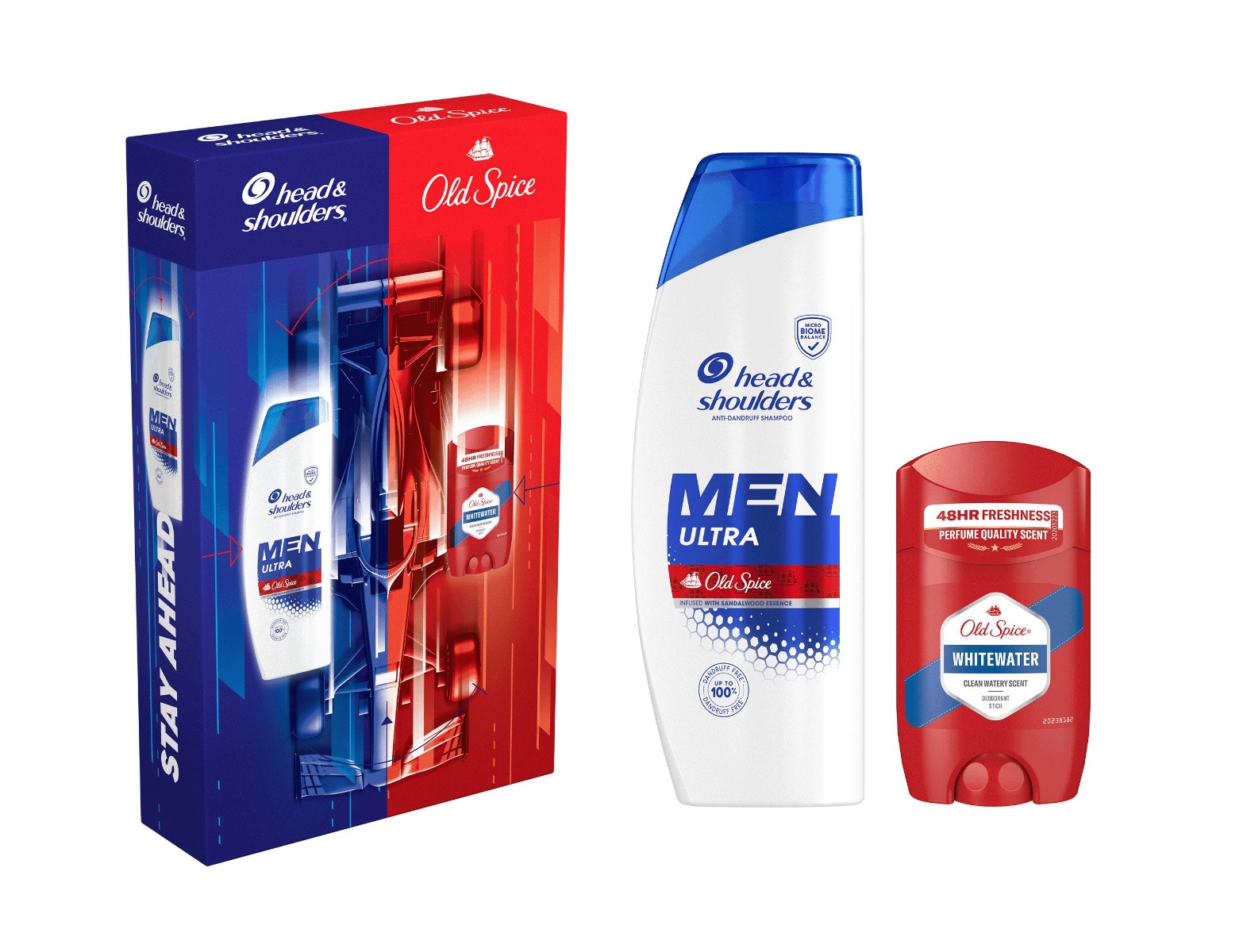 Head&Shoulders Men Ultra + Old Spice Whitewater dárková sada Head&Shoulders