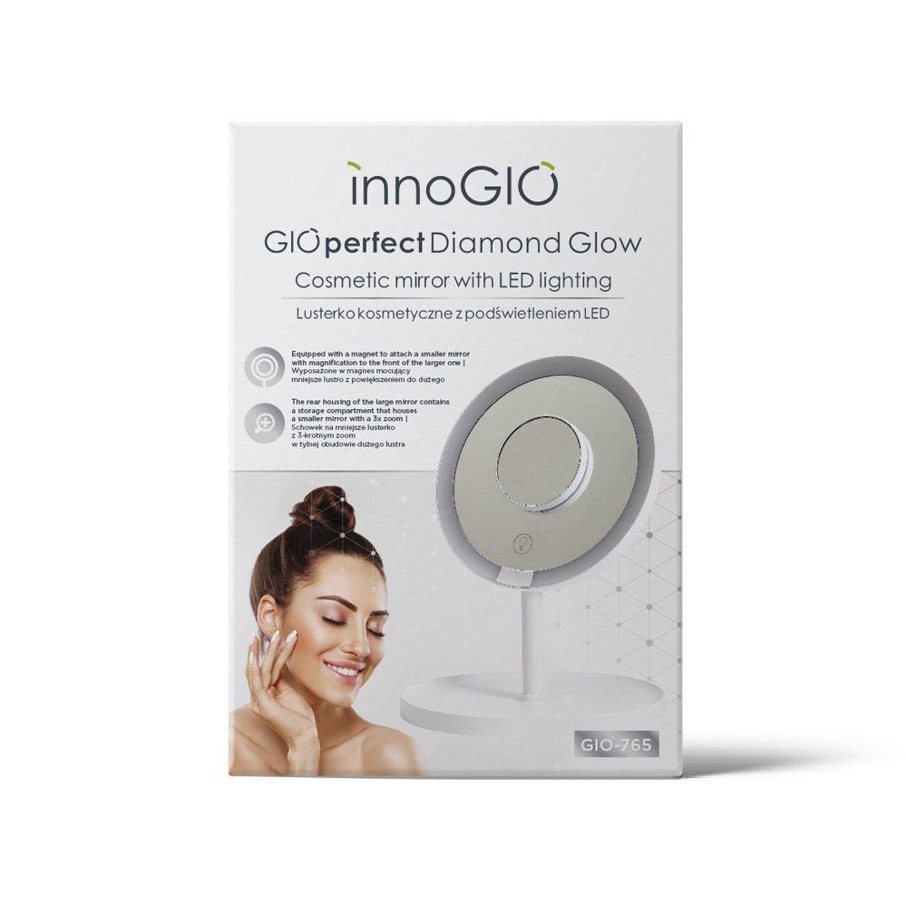 InnoGIO GIOperfect Diamond Glow kosmetické zrcátko 1 ks InnoGIO