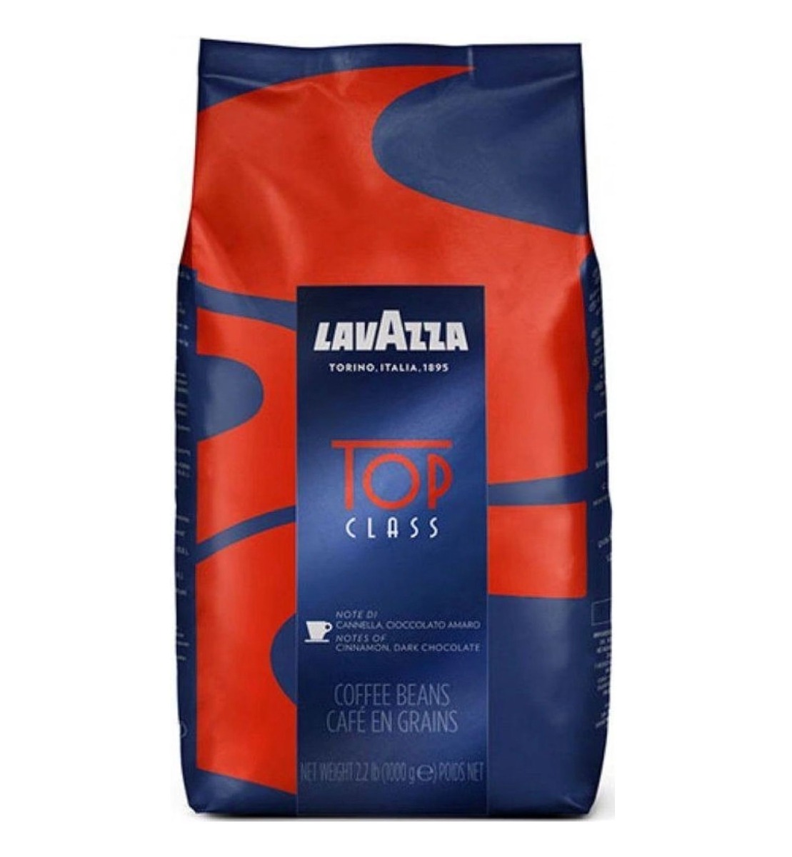 Lavazza Top Class 70% Arabica 30% Robusta zrnková káva 1000 g Lavazza