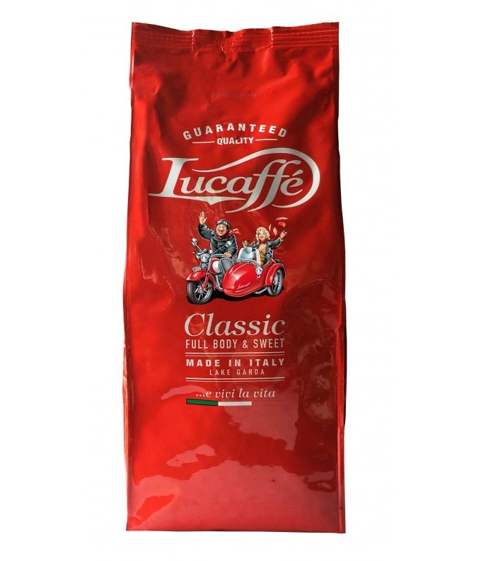 Lucaffé Classic 80% Arabica 20% Robusta zrnková káva 1000 g Lucaffé