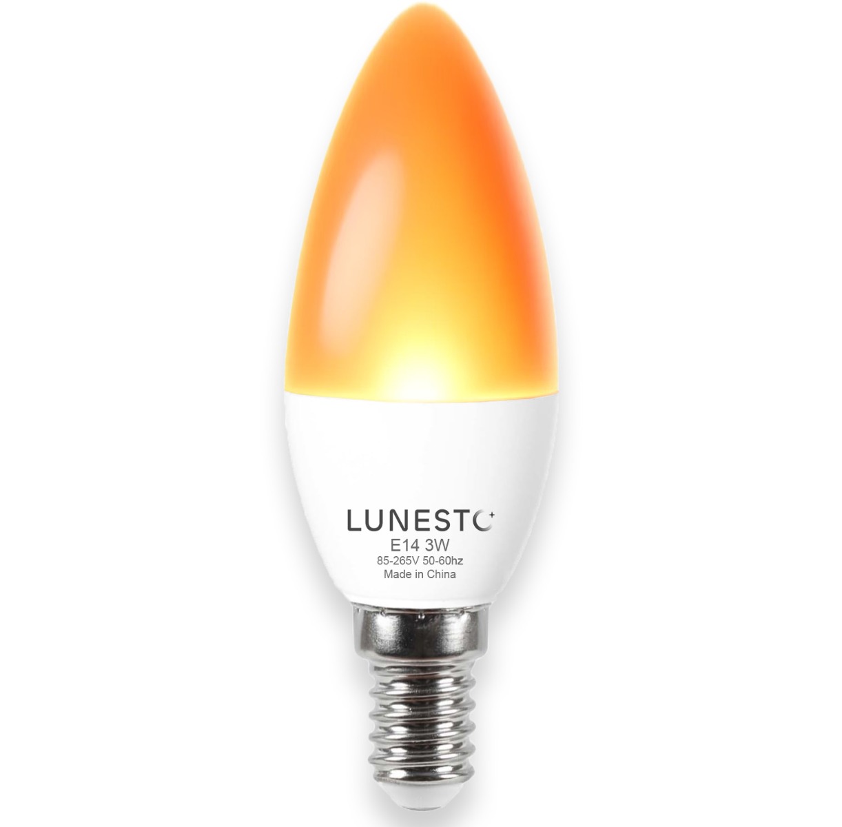 Lunesto Led oranžová žárovka E14 1 ks Lunesto