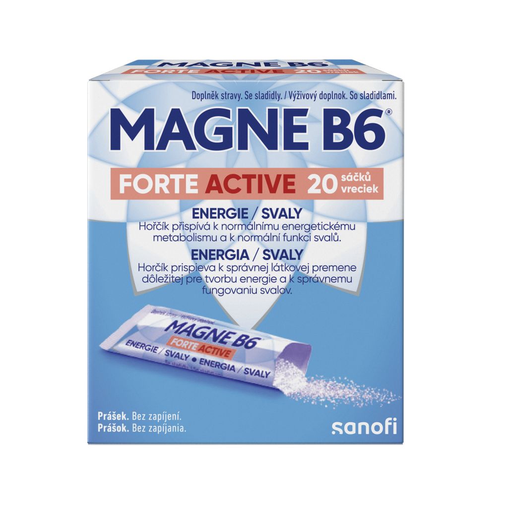 Magne B6 Forte Active 20 sáčků Magne B6