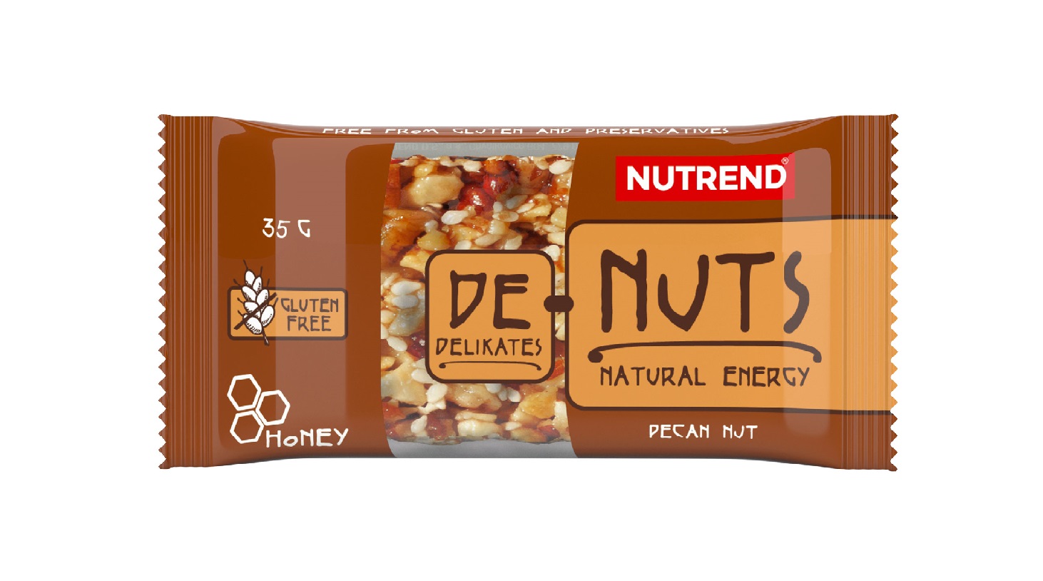 Nutrend DeNuts pekanový ořech 35 g Nutrend