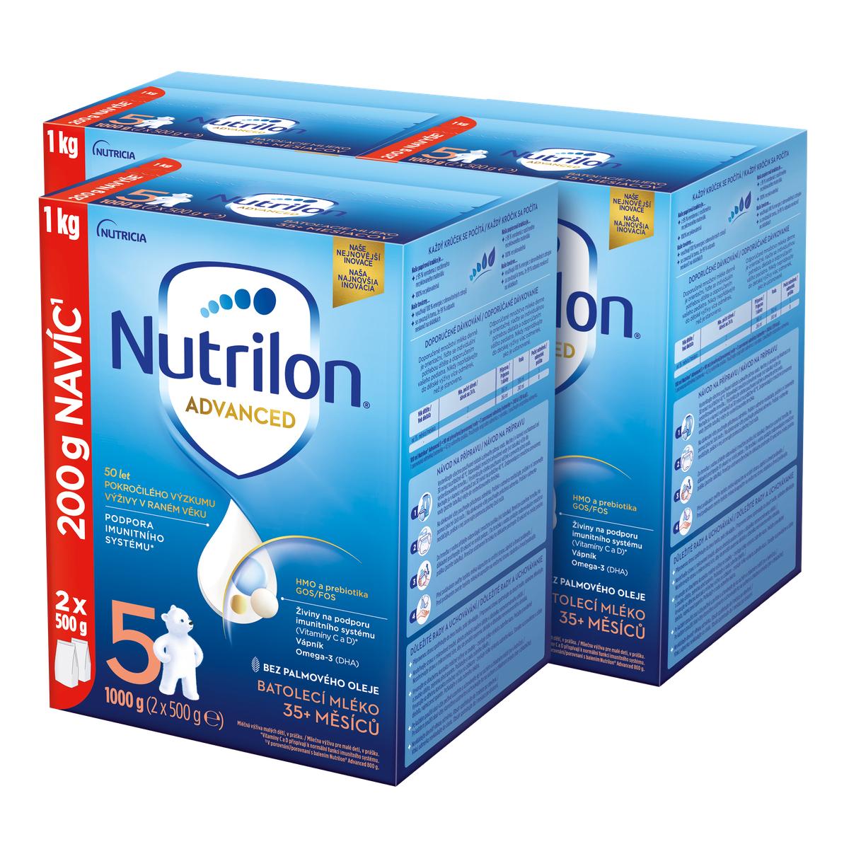 Nutrilon Advanced 5 3x1000 g Nutrilon