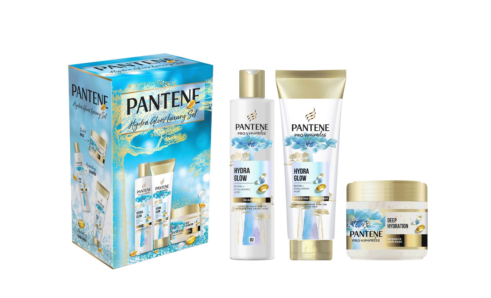 Pantene Pro-V Miracles Hydra Glow dárková sada Pantene Pro-V